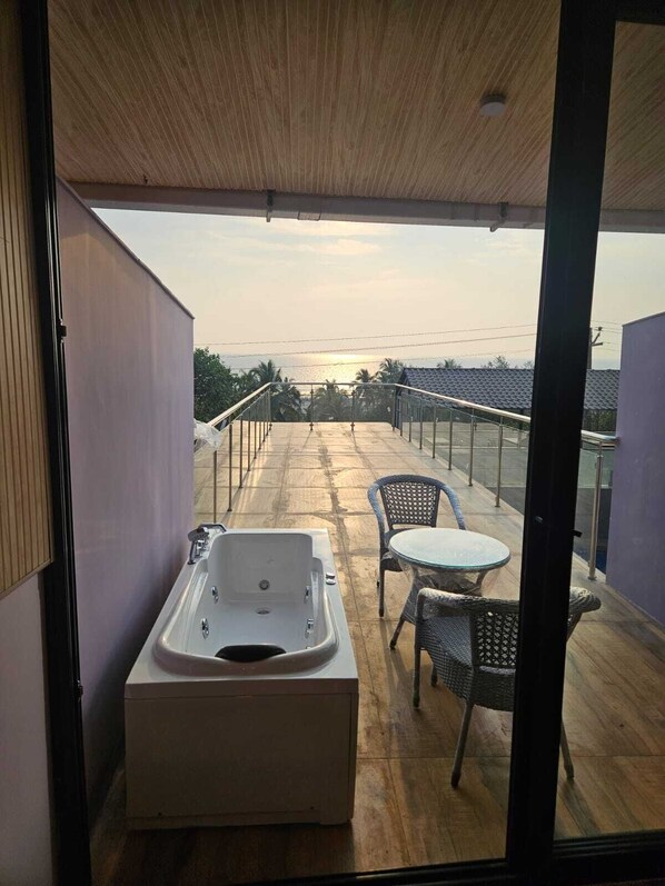 View from property - Coco 7 Beach Resort (Mandrem)