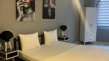 Ático Deluxe, vistas a la ciudad | Ropa de cama de alta calidad y tabla de planchar con plancha