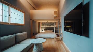 In-room safe, desk, blackout curtains, iron/ironing board (on request)