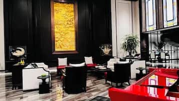 Coin salon dans le hall