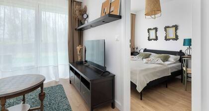Borkowska 15 | Gdańsk | Modern Apartment | Garden | Parking | SmartTV | Remote work space
