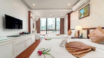 Camera Deluxe con 2 letti singoli | Wi-Fi gratuito, lenzuola