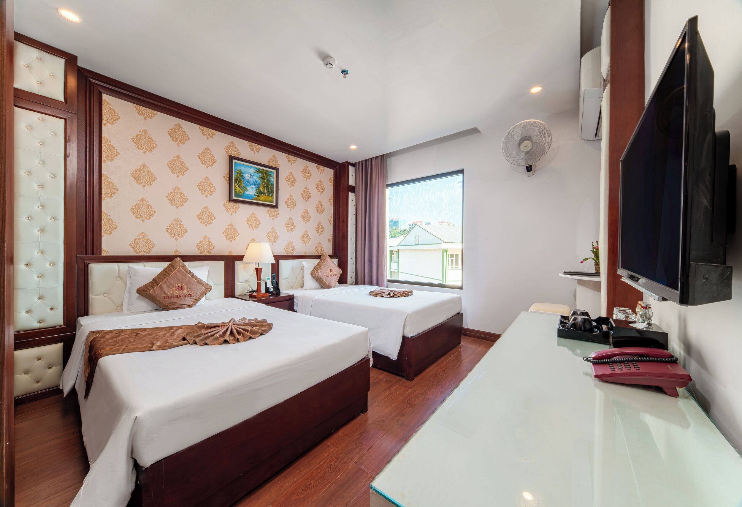 غرفة عادية لاثنين | واي فاي مجانًا وملاءات أسرّة