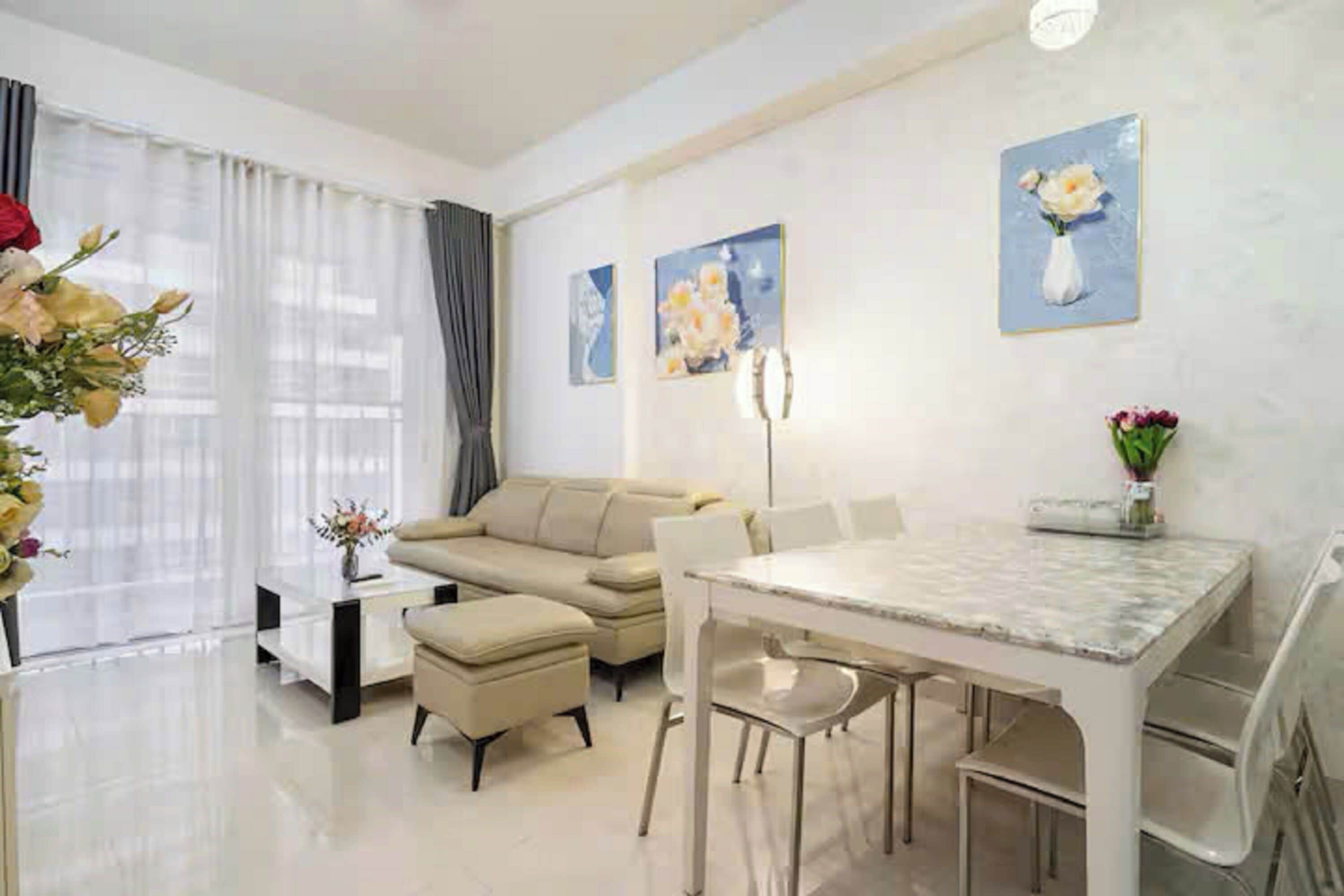 Elnöki lakosztály, 2 hálószobával, club lounge-belépés, kilátással a városra | Egyiptomi pamut ágynemű, prémium ágynemű és pehelypaplan