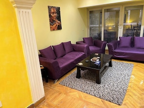 Apartment, 2 Schlafzimmer, Raucher | Wohnzimmer