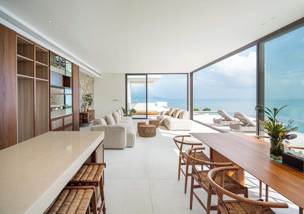 Four-Bedroom Presidential Oceanfront Pool Villa | Yksityiskohta sisätiloista