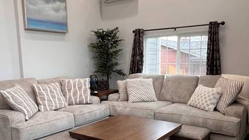 Smart TV, table football, ping pong