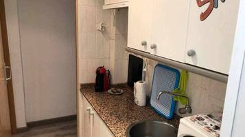 Appartement, 2 slaapkamers, roken, uitzicht op de stad | Privékeuken