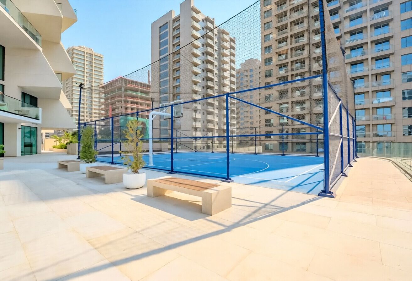 Terrain de basketball