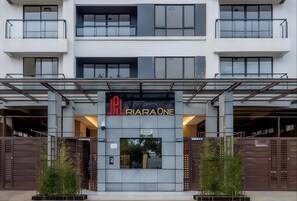 Façade de l’hébergement