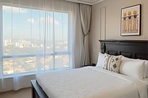 Elite appartement | Luxe beddengoed, bedden met traagschuimmatrassen