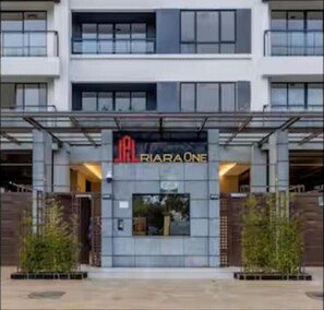 Voorkant van accommodatie