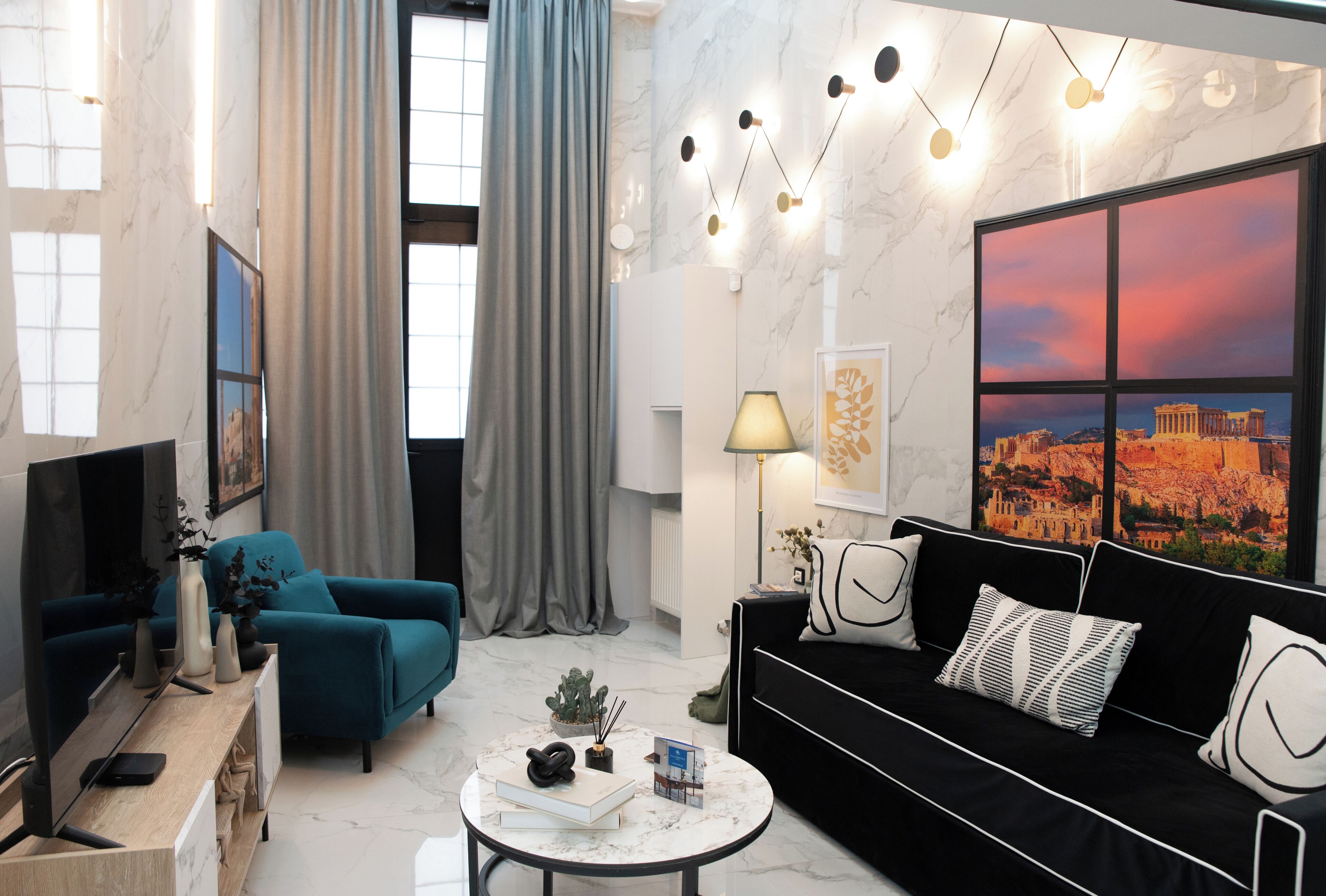 Athenian Two Bedroom and Loft Apartment | In-room safe, blackout drapes, soundproofing, iron/ironing board