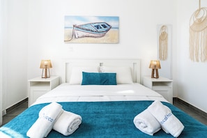 Căn hộ, 1 giường đôi và sofa giường, bếp, quang cảnh thành phố | Bộ trải giường bằng vải cotton Ai Cập, bộ đồ giường cao cấp