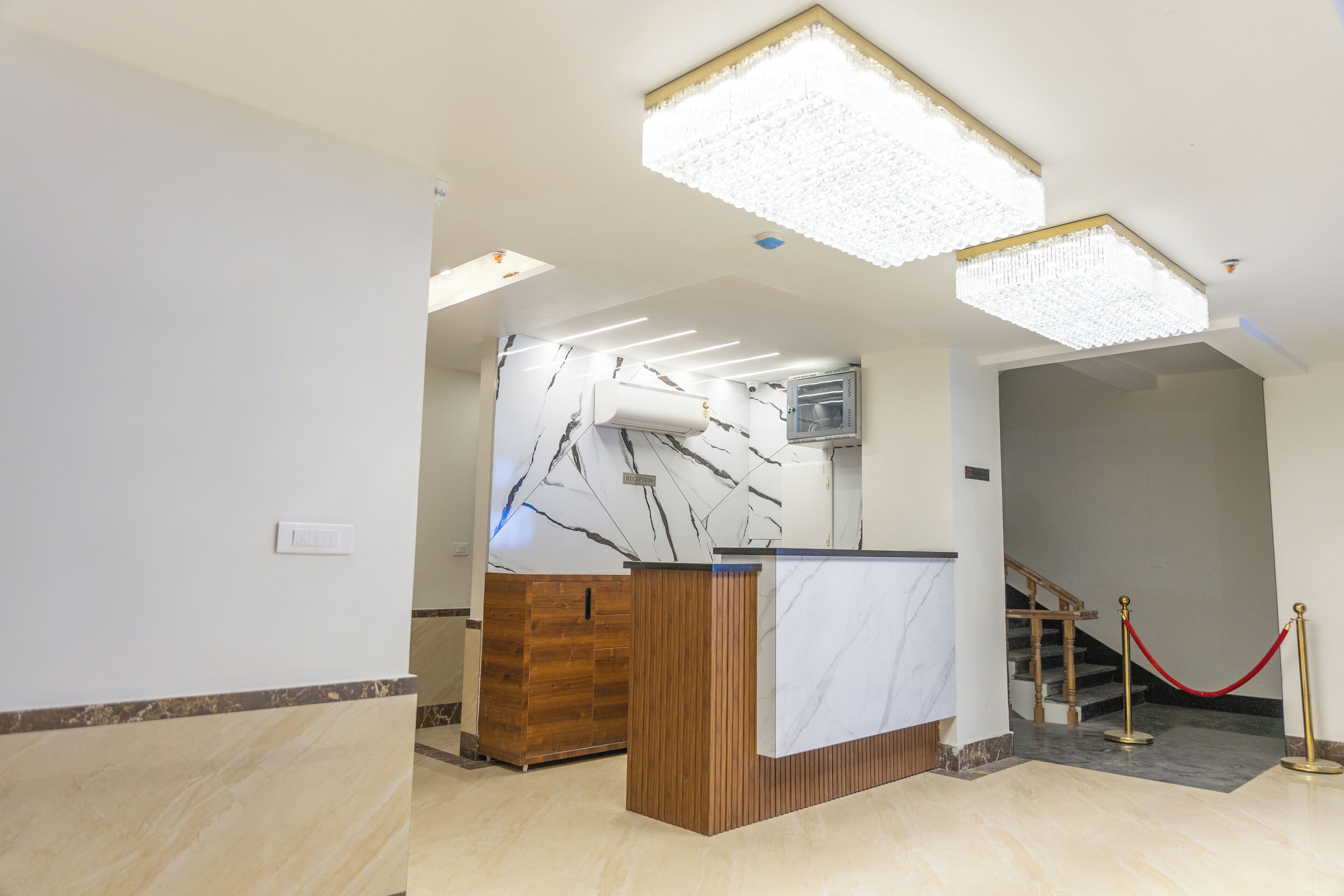 Front of property – evening/night