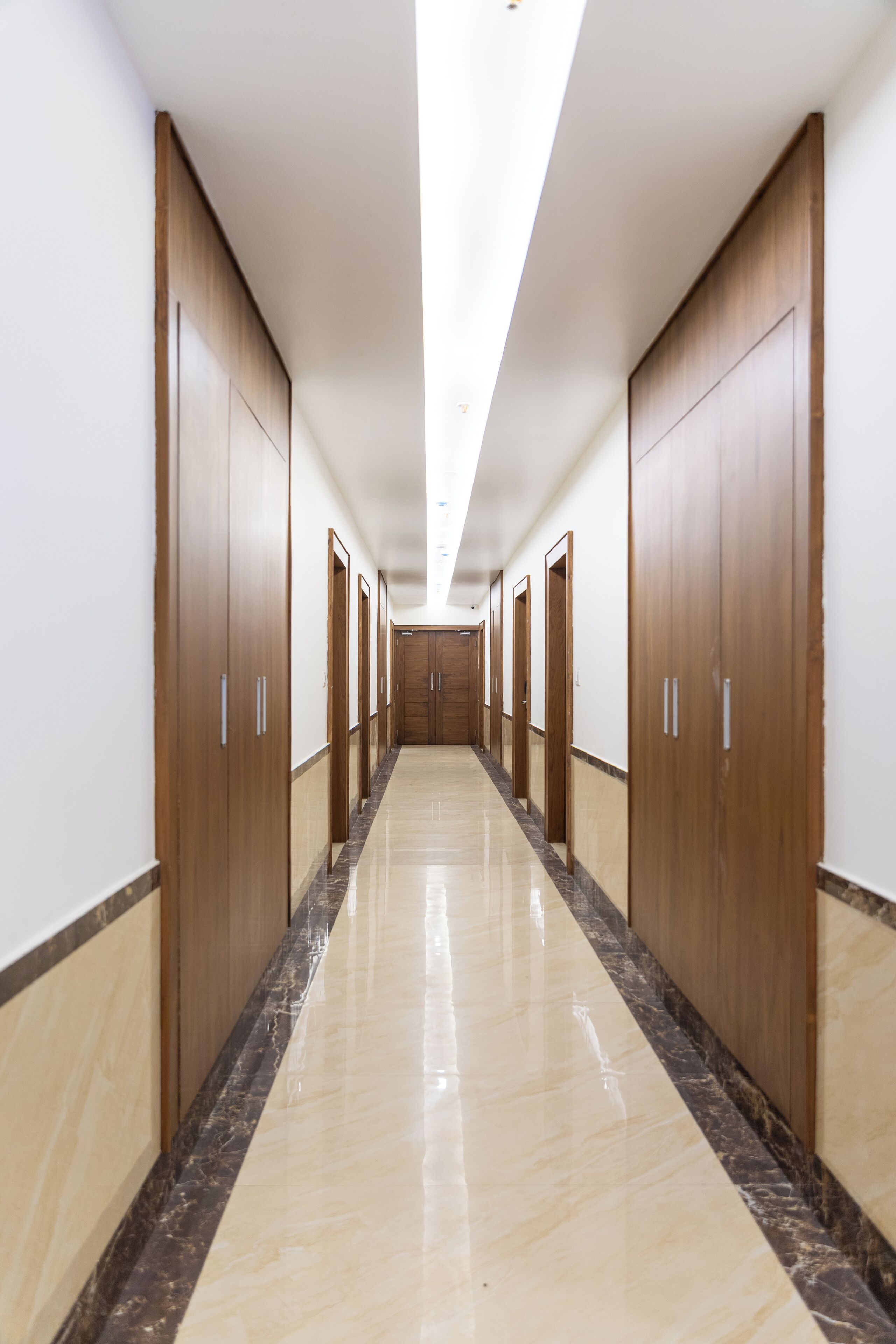 Front of property – evening/night