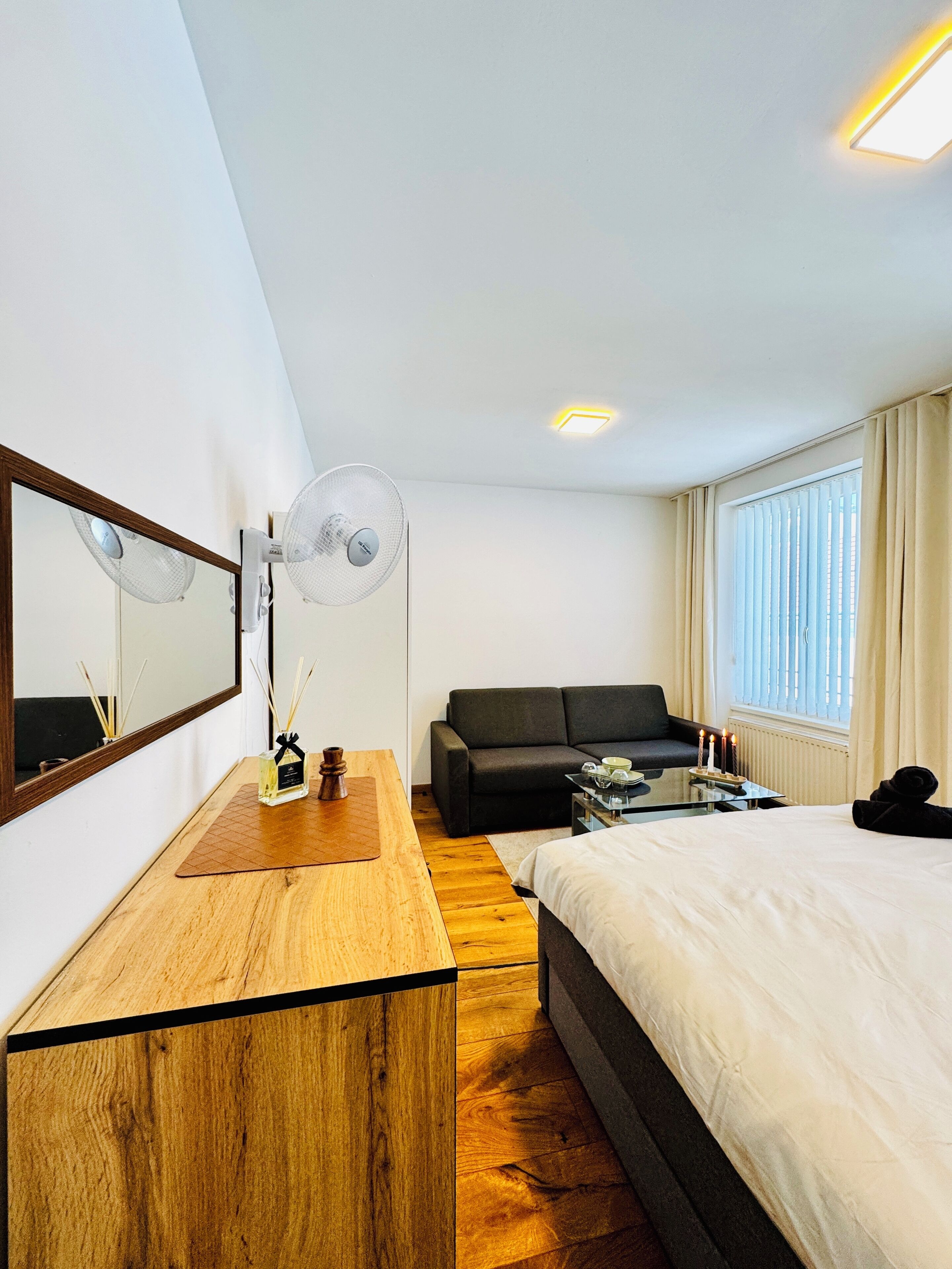 Basic-Zimmer | Bügeleisen/Bügelbrett, kostenloses WLAN