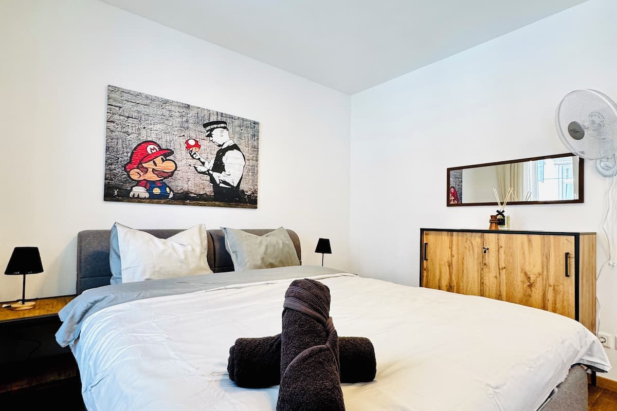 Basic-Zimmer | Bügeleisen/Bügelbrett, kostenloses WLAN