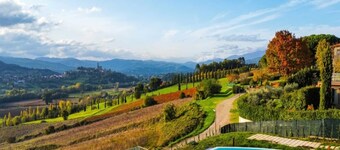 Spacious apartment in Poppi with shared pool