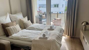 1 chambre, fer et planche à repasser, lit parapluie, Wi-Fi gratuit