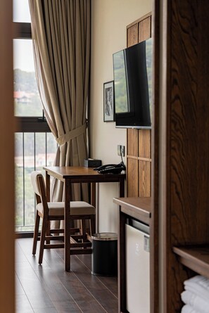 Deluxe Double Room, Valley View | In-room safe, blackout drapes, soundproofing, iron/ironing board - HLS Dalat Lodge (Da Lat)