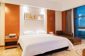 Habitació individual Comfort, vistes a la ciutat | Caixa forta a l'habitació, escriptori i cortines opaques