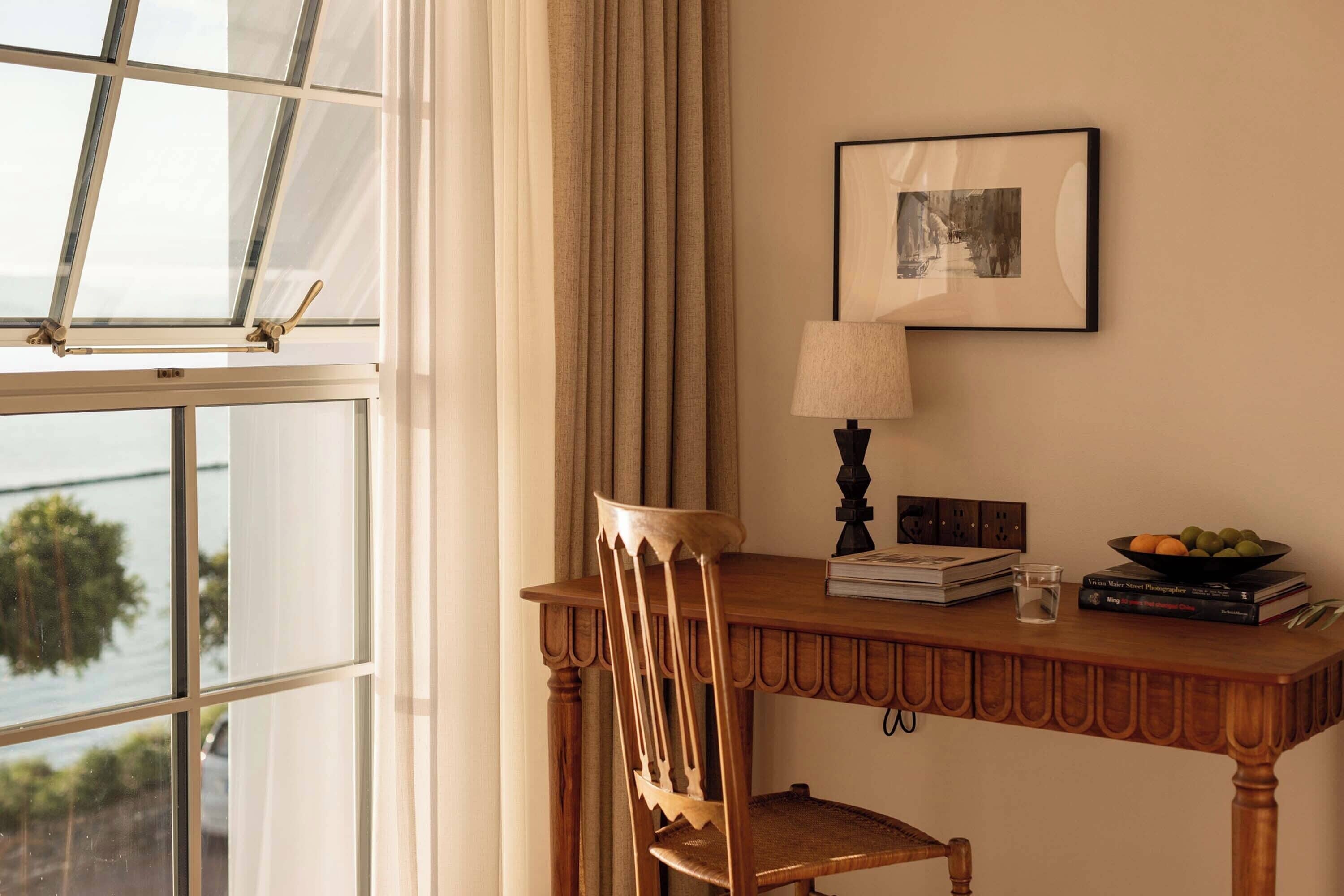 로맨틱 더블룸, 바다 전망 | 책상, 노트북 작업 공간, 암막 커튼, 무료 WiFi