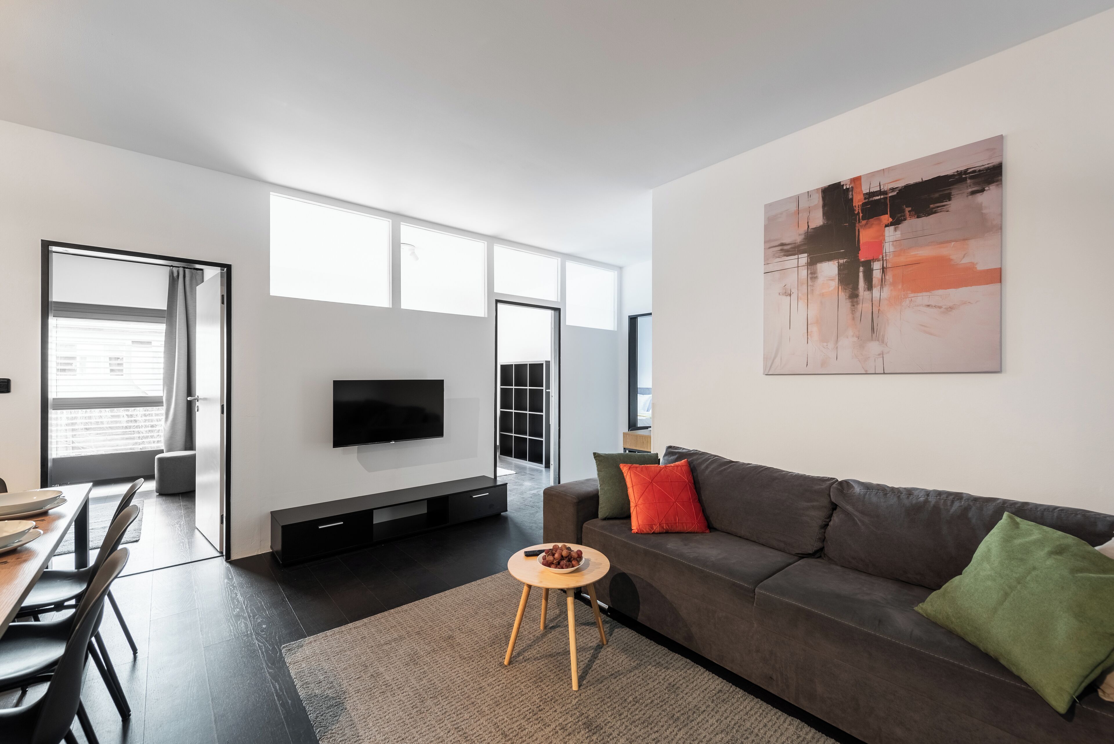 Comfort Apartment, City View | Living area | 40-inch Smart TV with cable channels, Netflix, streaming services