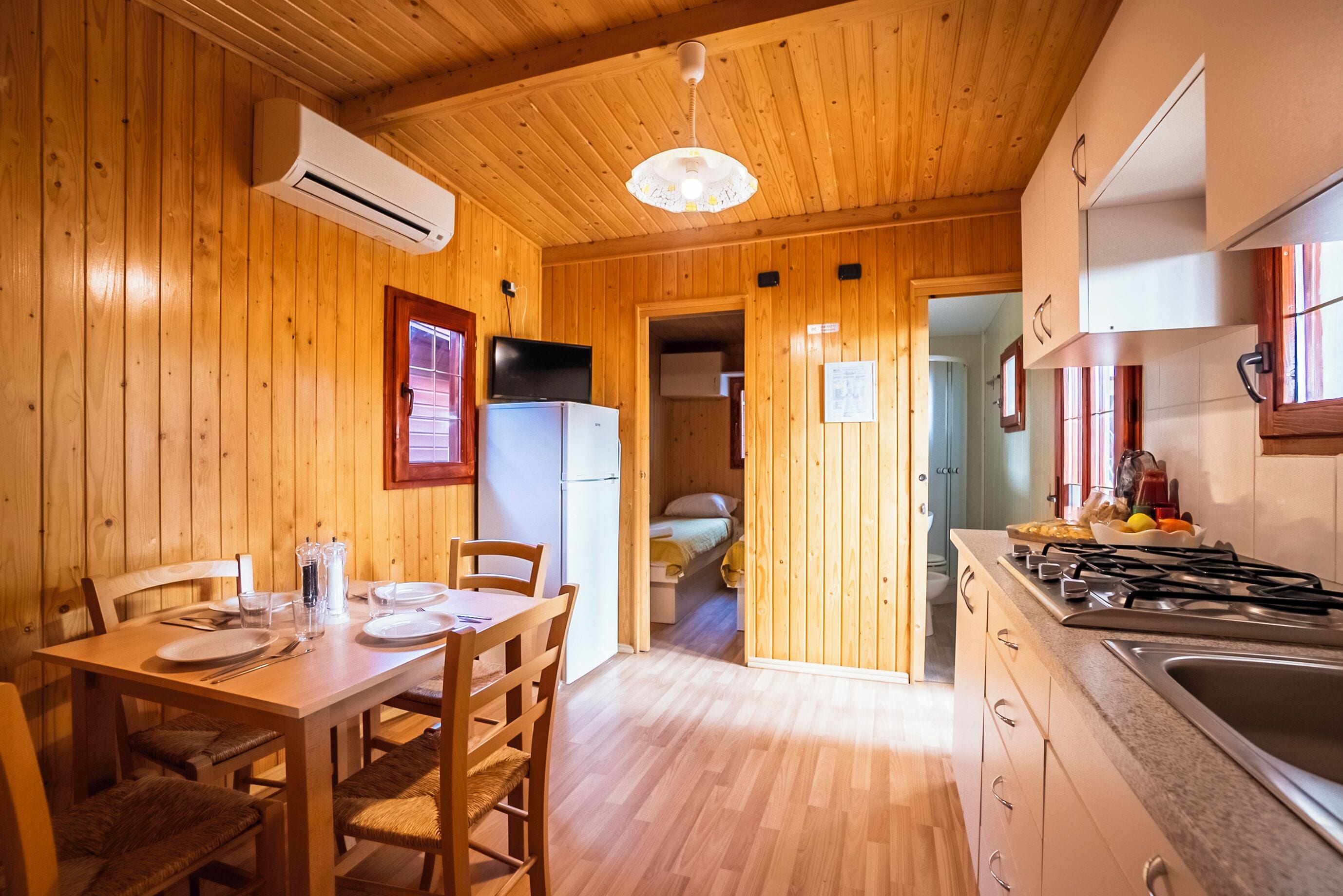 Chalet, angolo cottura | Area soggiorno | Tavolo da ping pong