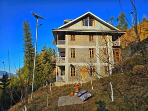 Overnatningsstedets facade