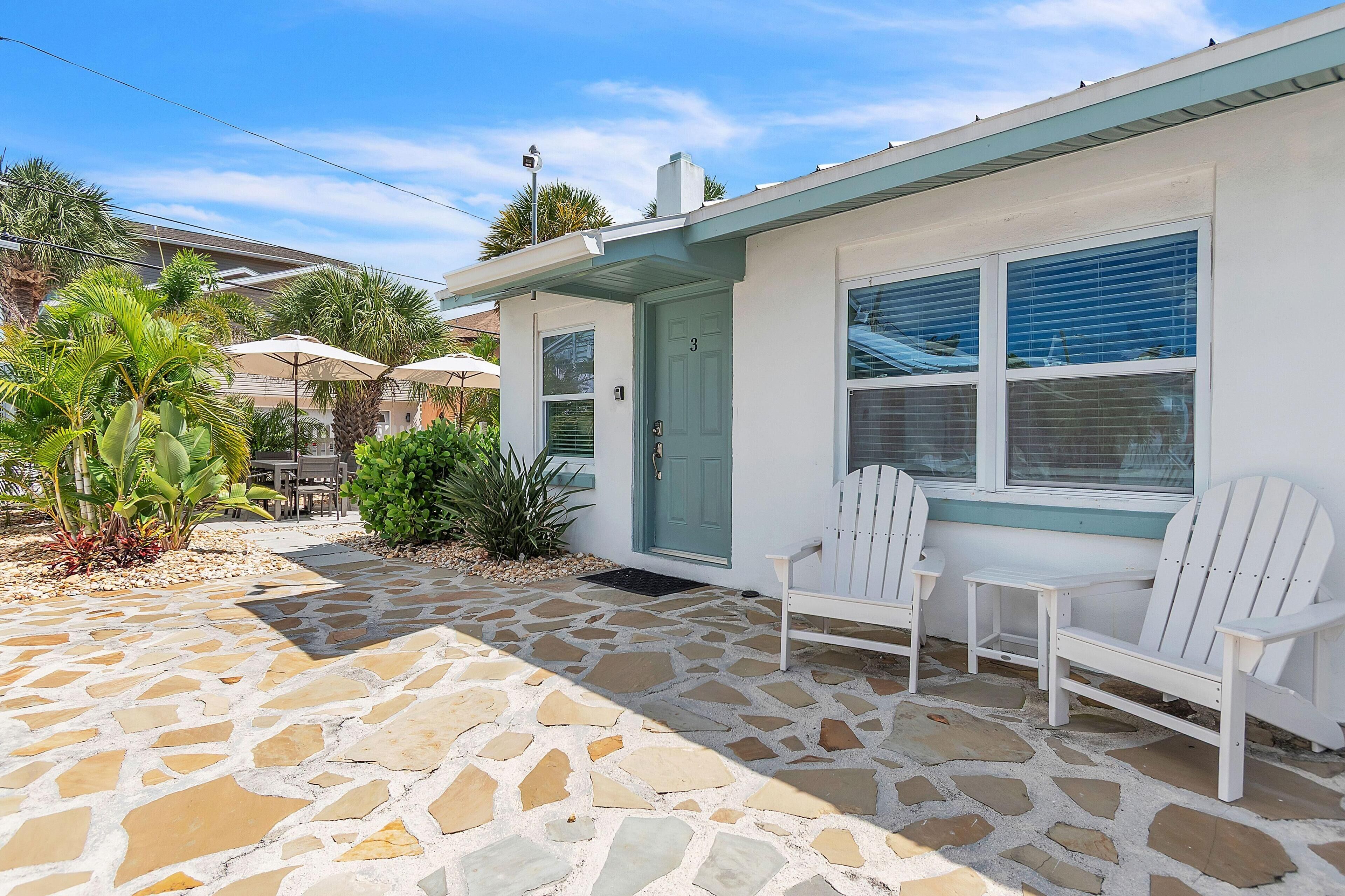 Ferienhütte, 1 Queen-Bett und Schlafsofa (Family Bungalow) | Terrasse/Patio