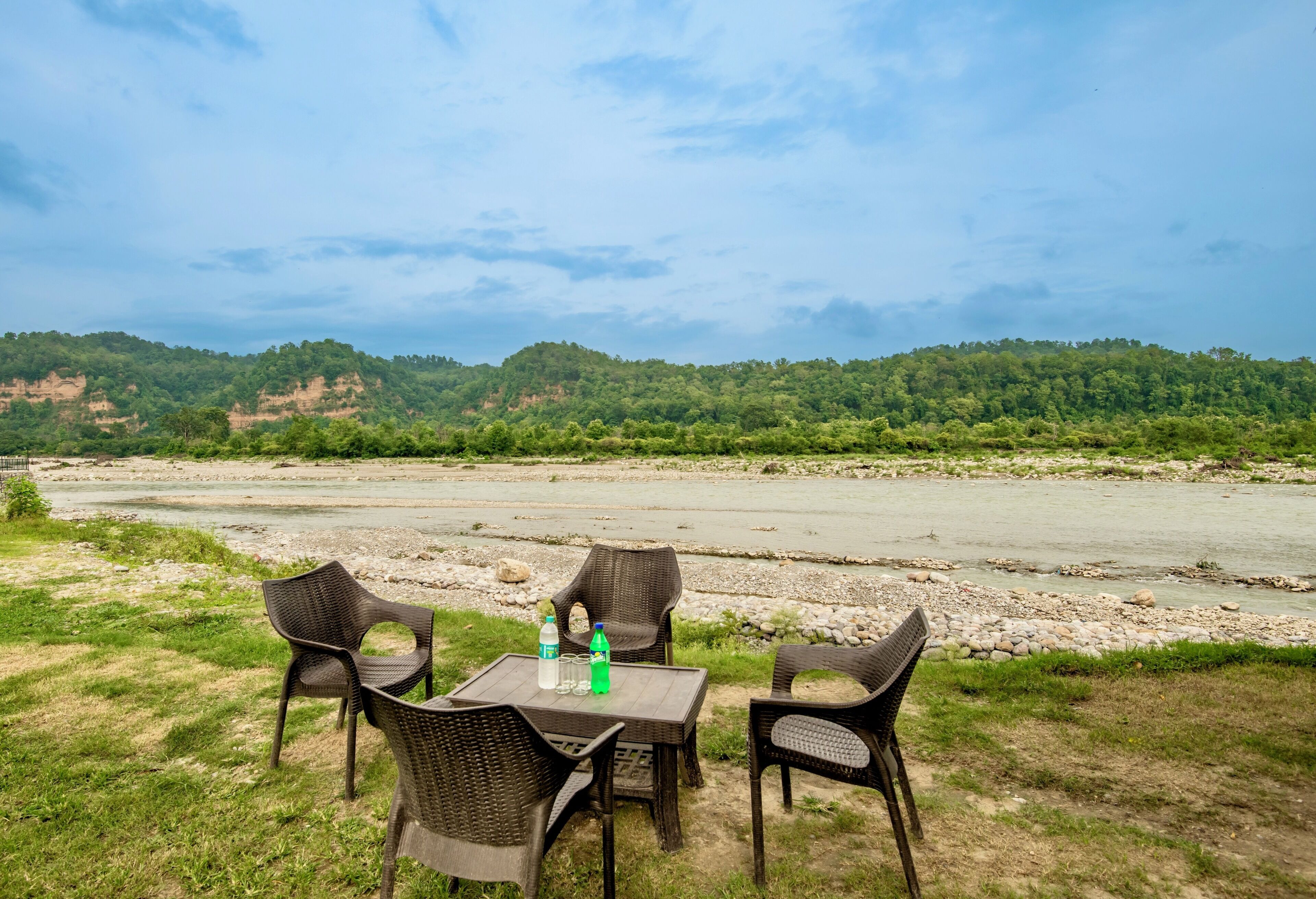 Blick von der Unterkunft