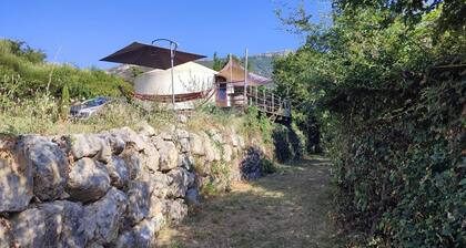 La yourte des abeilles, drôme provençale