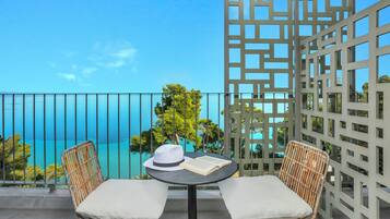 Superior-Doppelzimmer, Meerblick | Blick vom Balkon