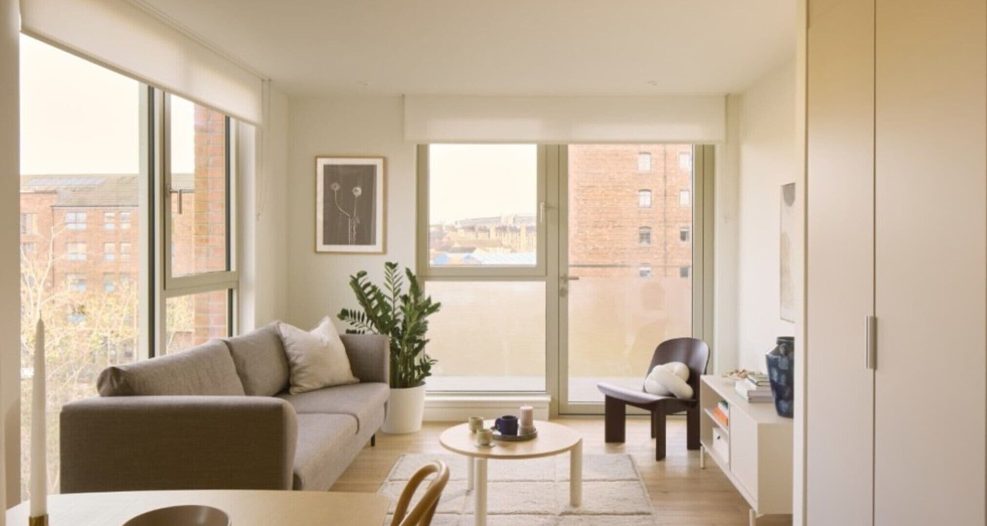 Comfort Apartment | Living area | 36-inch Smart TV with digital channels