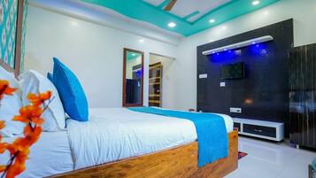 Chambre Supérieure, 1 trÚs grand lit, vue colline | Wi-Fi gratuit