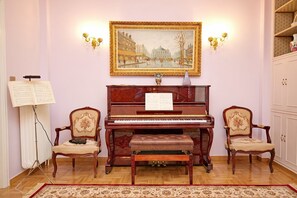 Interior - Retro Athens - 2BR Apartment with Piano, Bright Lounge & Fast Fiber Internet! (Vironas)