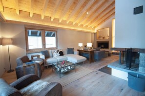 Living area - Haus Turquino, Penthouse (Zermatt)