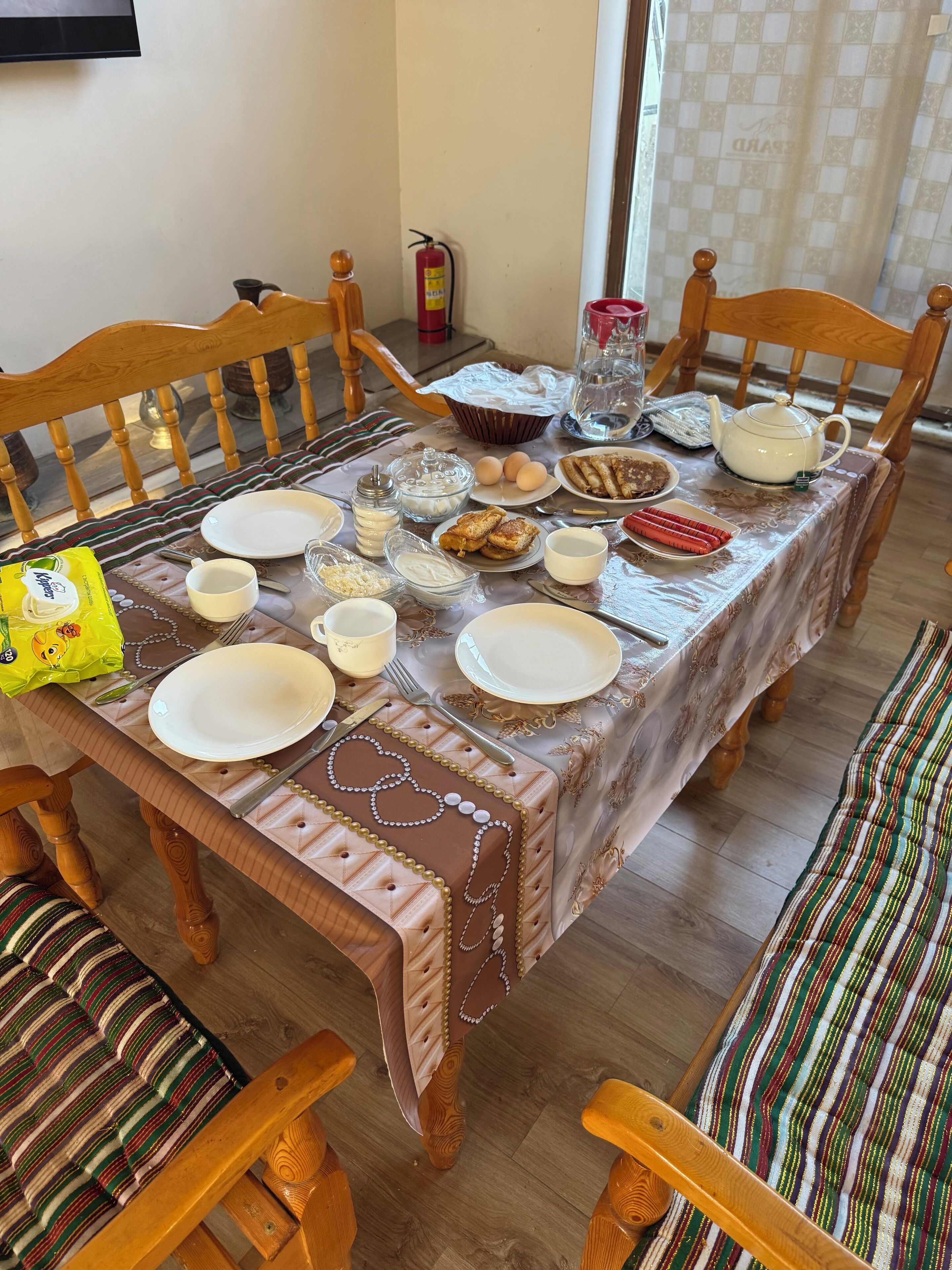 舒适双人房或双  床房, 花园景观 | 私人厨房