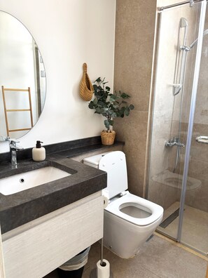 Chalet, 1 Bedroom, Balcony, City View | Bathroom - Boho Beach Chalet in El Gouna With Pool Access (El Gouna)