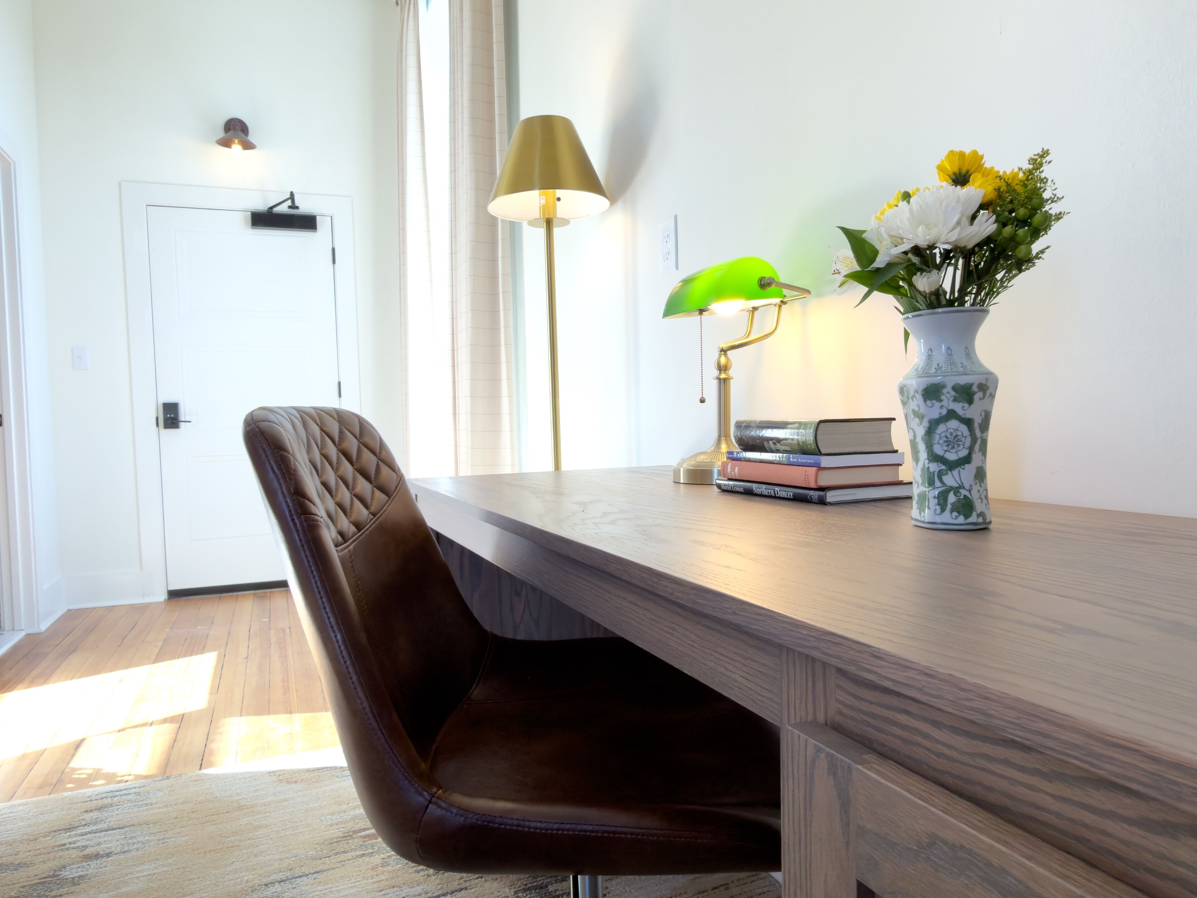 Premium bedding, memory-foam beds, individually decorated, desk