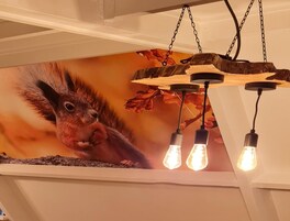 Chalé | Detalhe da parte interna