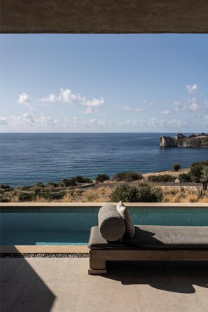 Exclusive Villa, Private Pool | Terrace/patio - Altera Cave Villas (Agios Vasileios)