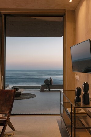 Exclusive Villa, Private Pool | Living area - Altera Cave Villas (Agios Vasileios)