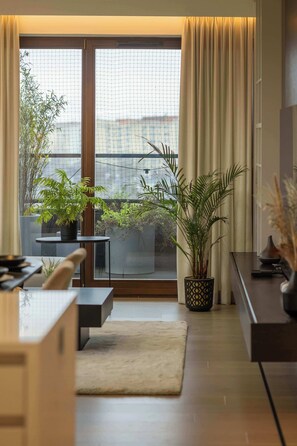 Interior - Air-conditioned Apartment with Terrace | Parking and Work Cabinet (Warszawa)