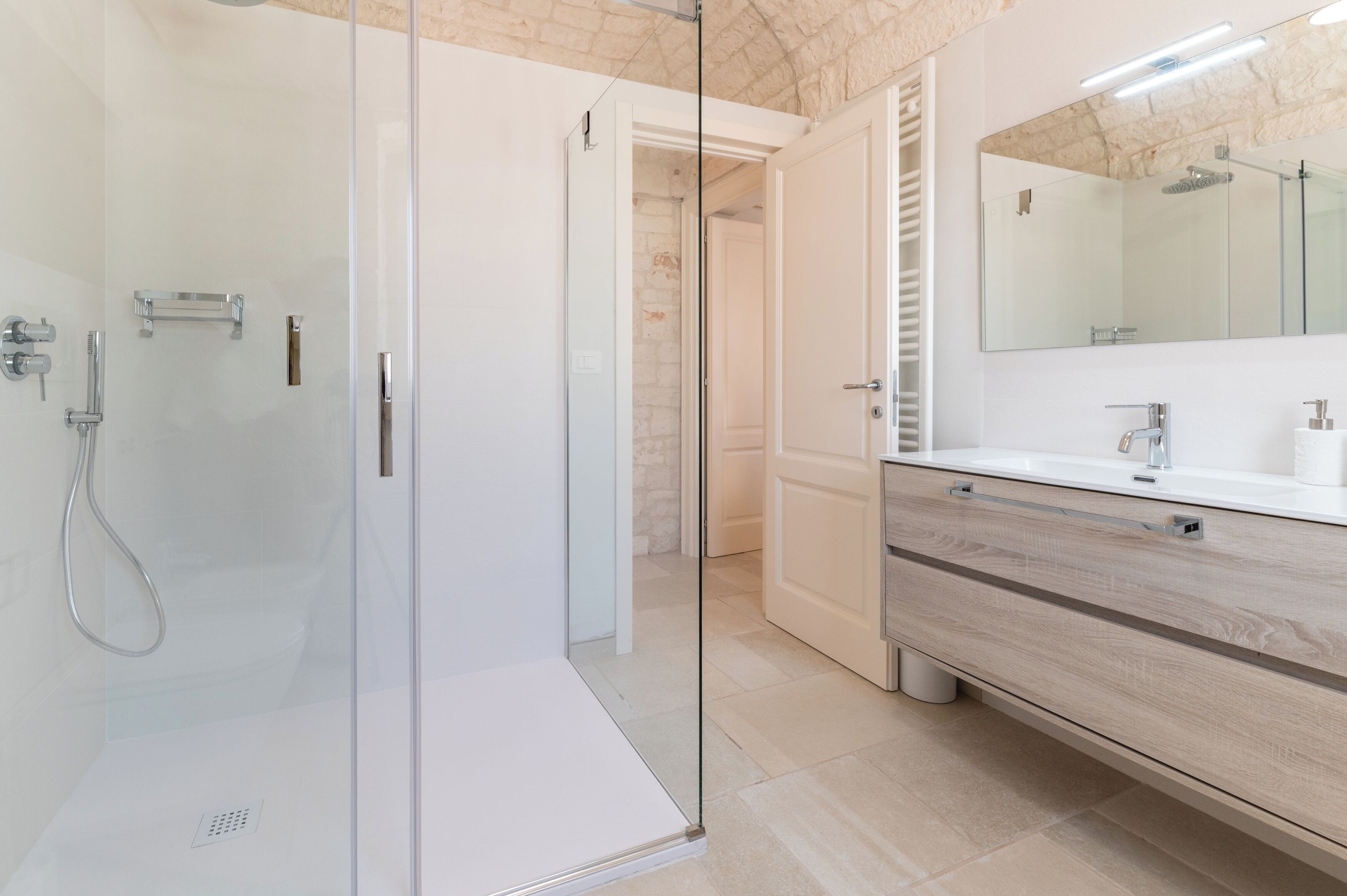 Standard Apartment, Sea View | Bathroom | Soap, shampoo, toilet paper