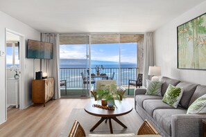 Smart TV - SUMMER SALE! Oceanfront 1BD Condo with Sunset & Whale Views - Royal Kahana 1206 (Lahaina)
