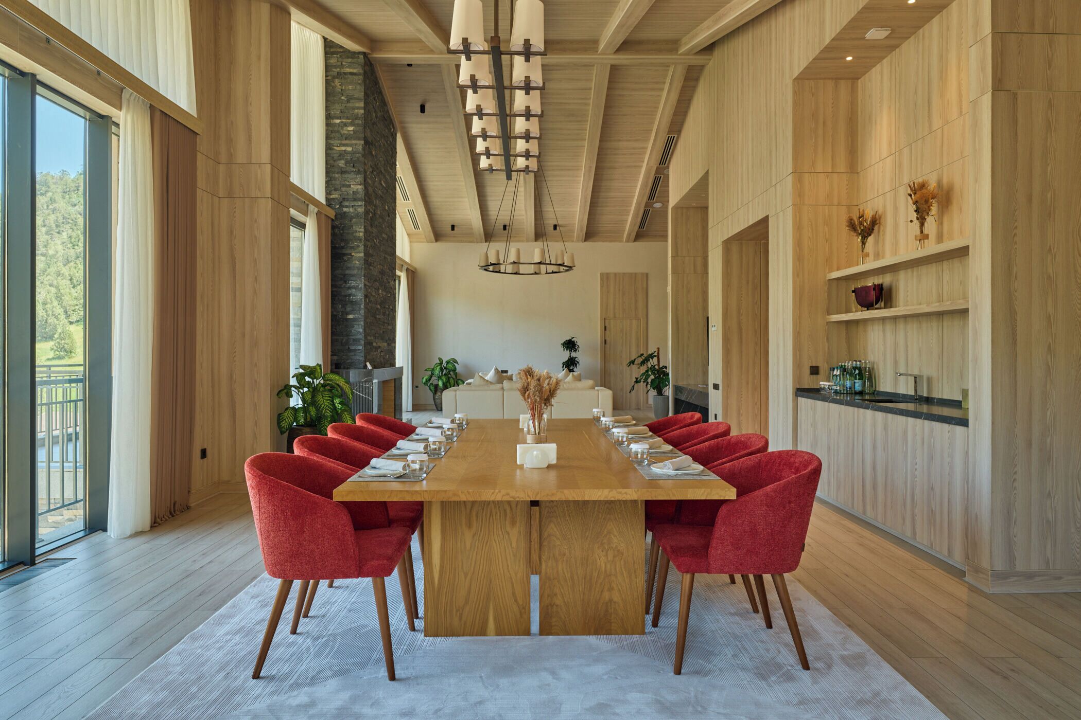 プレジデンシャル ルーム バルコニー マウンテンビュー | リビング エリア