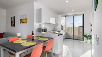 Penthouse, 2 phòng ngủ, bếp, quang cảnh bãi biển | Phòng ăn