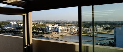 Blick von der Unterkunft